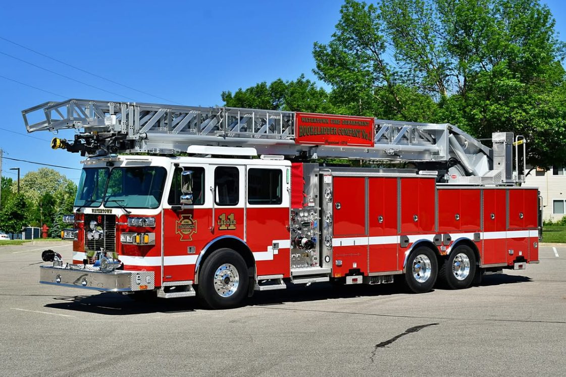 Watertown Fire Department ladder truck